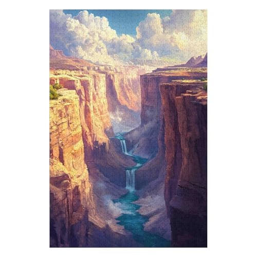Puzzle für Erwachsene Grand Canyon 1000 Teile für Erwachsene und Kinder ab Jahren Kartonpuzzle Lernspiele Heimdekoration-38x52cm Puzzle für Erwachsene Grand Canyon 1000 Teile für Erwachsene und Kinder ab Jahren Kartonpuzzle Lernspiele Heimdekoration-38x52cm von GDFWB