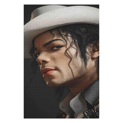 Puzzle für Erwachsene MJ Rocksänger 1500 Teile für und Kinder ab 12 Jahren Kartonpuzzle Tolles Geschenk für-57x87cm Puzzle für Erwachsene MJ Rocksänger 1500 Teile für und Kinder ab 12 Jahren Kartonpuzzle Tolles Geschenk für-57x87cm von GDFWB