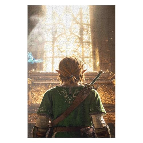 Puzzle für Erwachsene The Legend of Zelda 1500 Teile für Erwachsene und Kinder ab Jahren Kartonpuzzle Lernspiele Heimdekoration-57x87cm Puzzle für Erwachsene The Legend of Zelda 1500 Teile für Erwachsene und Kinder ab Jahren Kartonpuzzle Lernspiele Heimdekoration-57x87cm von GDFWB