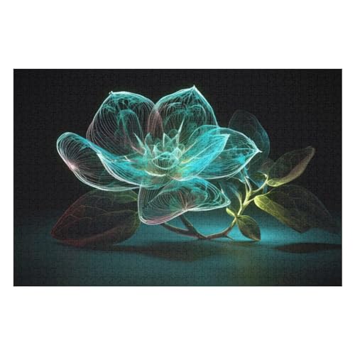 Puzzle3D Dazzling Seven-Colour Explosion Holzpuzzle, Lernagame, Schwierige Herausforderung, Puzzle Für Kinder Und Erwachsene, 2000 PCS 70 * 100cm von GDFWB