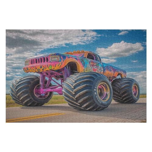 PuzzleBig Truck Holzpuzzle, Lernagame, Schwierige Herausforderung, Puzzle Für Kinder Und Erwachsene, 1000 PCS-38 * 52cm PuzzleBig Truck Holzpuzzle, Lernagame, Schwierige Herausforderung, Puzzle Für Kinder Und Erwachsene, 1000 PCS-38 * 52cm von GDFWB