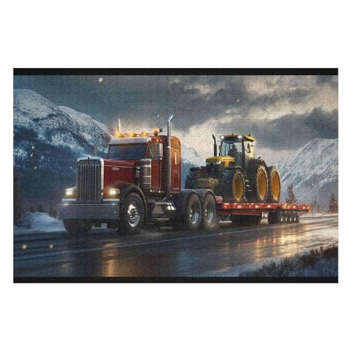 PuzzleBig Truck Holzpuzzle, Lernagame, Schwierige Herausforderung, Puzzle Für Kinder Und Erwachsene, 1000 PCS-38 * 52cm PuzzleBig Truck Holzpuzzle, Lernagame, Schwierige Herausforderung, Puzzle Für Kinder Und Erwachsene, 1000 PCS-38 * 52cm von GDFWB