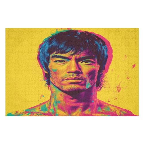 PuzzleBruce Lee Holzpuzzle, Lernagame, Schwierige Herausforderung, Puzzle Für Kinder Und Erwachsene, 2000 PCS PuzzleBruce Lee Holzpuzzle, Lernagame, Schwierige Herausforderung, Puzzle Für Kinder Und Erwachsene, 2000 PCS von GDFWB