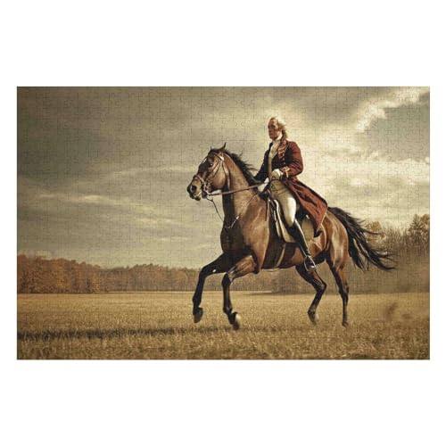 PuzzleGeorge Riding A Horse Holzpuzzle, Lernagame, Schwierige Herausforderung, Puzzle Für Kinder Und Erwachsene, 1000 PCS26*38cm PuzzleGeorge Riding A Horse Holzpuzzle, Lernagame, Schwierige Herausforderung, Puzzle Für Kinder Und Erwachsene, 1000 PCS26*38cm von GDFWB
