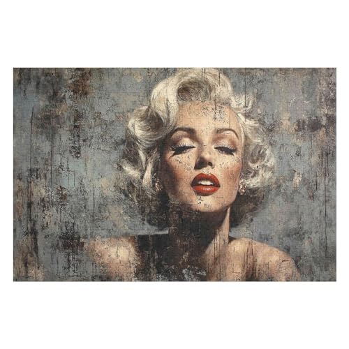 PuzzleMarilyn Monroe Holzpuzzle, Lernagame, Schwierige Herausforderung, Puzzle Für Kinder Und Erwachsene, 2000 PCS PuzzleMarilyn Monroe Holzpuzzle, Lernagame, Schwierige Herausforderung, Puzzle Für Kinder Und Erwachsene, 2000 PCS von GDFWB