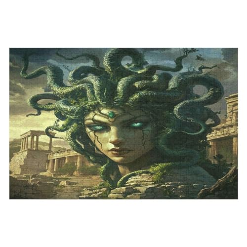PuzzleQueen Medusa Holzpuzzle, Lernagame, Schwierige Herausforderung, Puzzle Für Kinder Und Erwachsene, 2000 PCS PuzzleQueen Medusa Holzpuzzle, Lernagame, Schwierige Herausforderung, Puzzle Für Kinder Und Erwachsene, 2000 PCS von GDFWB