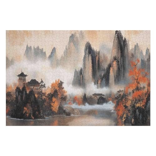 PuzzleStrange Landscape Holzpuzzle, Lernagame, Schwierige Herausforderung, Puzzle Für Kinder Und Erwachsene, 1000 PCS 50 * 70cm PuzzleStrange Landscape Holzpuzzle, Lernagame, Schwierige Herausforderung, Puzzle Für Kinder Und Erwachsene, 1000 PCS 50 * 70cm von GDFWB