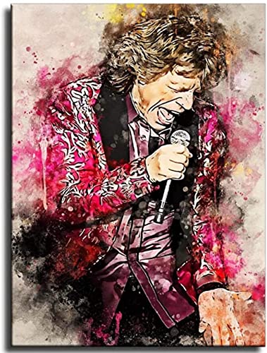 Puzzles 1000 Stück Papier Montage Bild Mick Jagger Poster Erwachsene Spiele Pädagogisches Spielzeug38x52cm von GDFWB