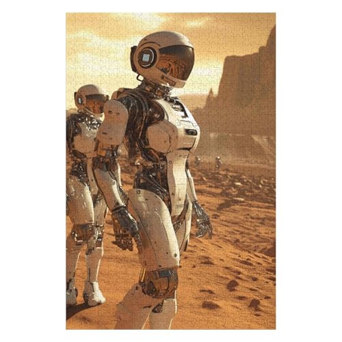 Puzzles 1000 Teile für Erwachsene, Robotererkennung, Lernspiel, Herausforderungsspielzeug, 1000 Teile Puzzles für Erwachsene und Kinder-38x52cm Puzzles 1000 Teile für Erwachsene, Robotererkennung, Lernspiel, Herausforderungsspielzeug, 1000 Teile Puzzles für Erwachsene und Kinder-38x52cm von GDFWB