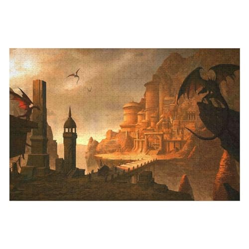 Puzzles for Adults 1000 Pieces Puzzle Castle Scenery Painting Hands On Game Family Decoration4 38x52cm Vhj291 Puzzles for Adults 1000 Pieces Puzzle Castle Scenery Painting Hands On Game Family Decoration4 38x52cm Vhj291 von GDFWB