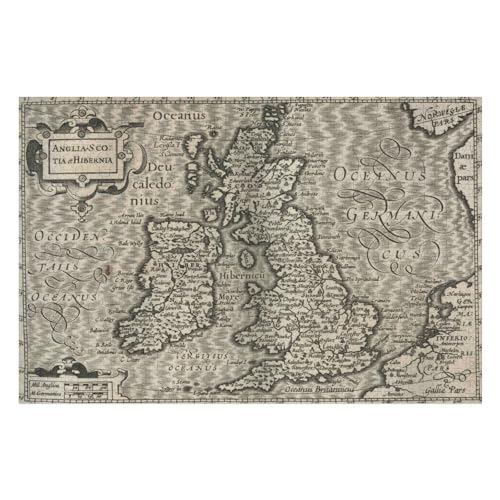 Puzzles for Adults 1000 Pieces Puzzle World Map Painting Hands On Game Family Decoration4 38x52cm Vhj008 von GDFWB