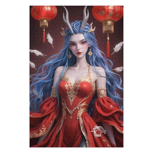 Puzzles for Adults 2000 Pieces Puzzle Cartoon Characters Painting Hands On Game Family Decoration4Z007c70x100cm von GDFWB
