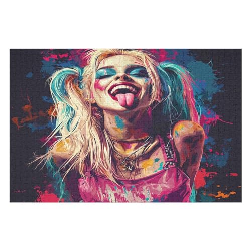 Puzzles for Adults 2000 Pieces Puzzle Joker Movie Painting Hands On Game Family Decoration4 70x100cmMbT471 von GDFWB