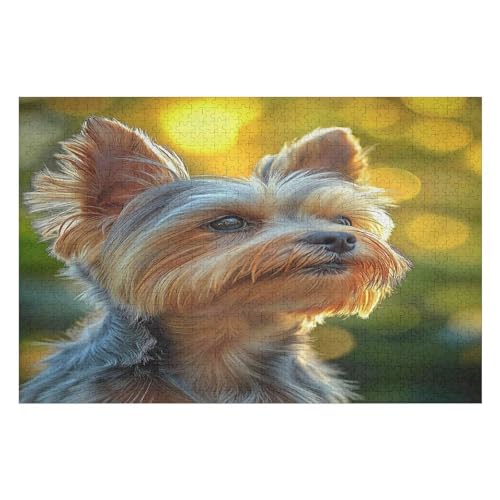 Puzzles for Adults Yorkshire Terrier Stress Relief Family Puzzle Game with Full Size Poster Puzzle Children Educational Game Toy Gift 1000 PCS 50 * 70cm Puzzles for Adults Yorkshire Terrier Stress Relief Family Puzzle Game with Full Size Poster Puzzle Children Educational Game Toy Gift 1000 PCS 50 * 70cm von GDFWB