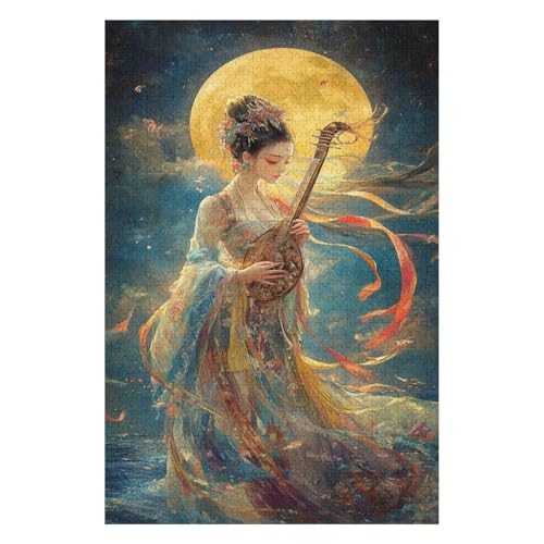 Puzzles für Erwachsene, 1000 Klassische Schönheitspuzzles für Jugendliche und Erwachsene, Lernspiel, Herausforderungsspielzeug-26x38cm von GDFWB