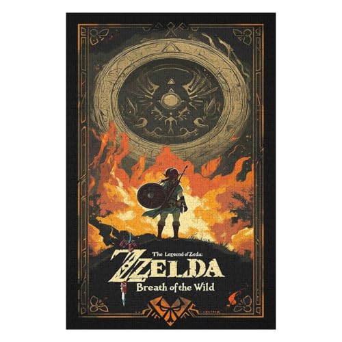 Puzzles für Erwachsene, 1000 Puzzles „The Legend of Zelda“ für Jugendliche und Erwachsene, Lernspiel, Herausforderungsspielzeug-26x38cm Puzzles für Erwachsene, 1000 Puzzles „The Legend of Zelda“ für Jugendliche und Erwachsene, Lernspiel, Herausforderungsspielzeug-26x38cm von GDFWB