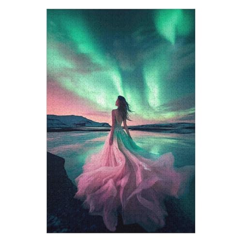 Puzzles für Erwachsene, Nordlichter in Norwegen, 1000 Teile, Papierpuzzle für Erwachsene und Kinder ab dem Jahr, Lernspielzeug-26x38cm Puzzles für Erwachsene, Nordlichter in Norwegen, 1000 Teile, Papierpuzzle für Erwachsene und Kinder ab dem Jahr, Lernspielzeug-26x38cm von GDFWB