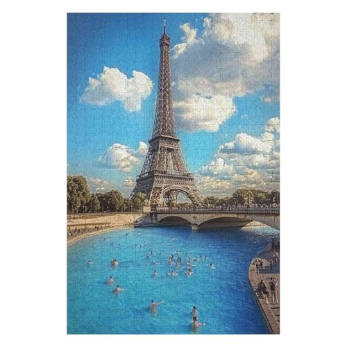 Puzzles für Erwachsene Eiffelturm 1000 Teile Papierpuzzle für Erwachsene und Kinder ab Jahr Lernspielzeug-26x38cm Puzzles für Erwachsene Eiffelturm 1000 Teile Papierpuzzle für Erwachsene und Kinder ab Jahr Lernspielzeug-26x38cm von GDFWB