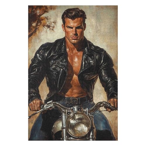 Puzzles für Erwachsene Elvis 1000 Teile Papierpuzzle für Erwachsene und Kinder ab Jahr Lernspielzeug-26x38cm von GDFWB