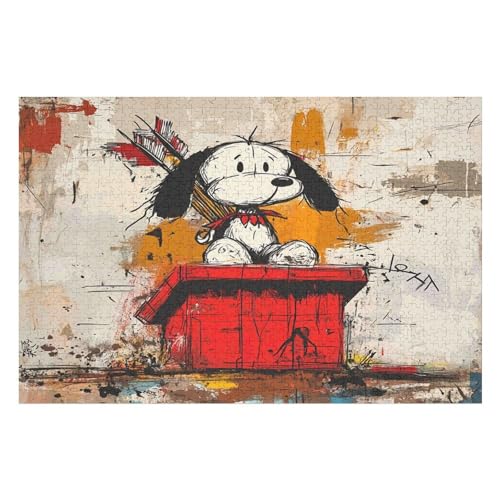 Rätsel Für Erwachsene, Dalmatian Anspruchsvolles Puzzle, Heimdekor-Geschenk, 1000 Teile 1000 PCS 50 * 70cm von GDFWB