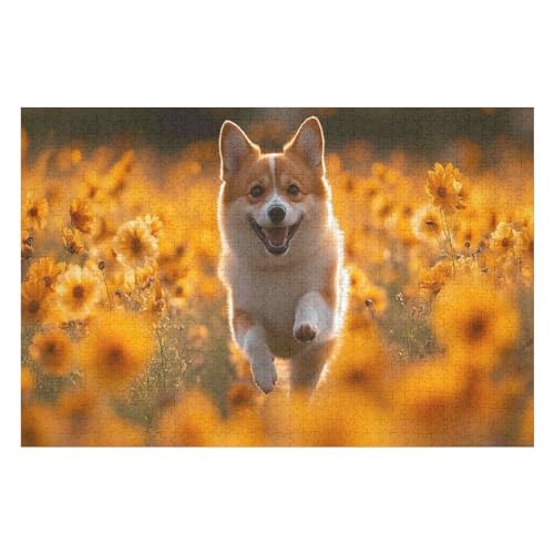 Rätsel Für Erwachsene, Dog Anspruchsvolles Puzzle, Heimdekor-Geschenk, 1000 Teile 1000 PCS-50 * 75cm Rätsel Für Erwachsene, Dog Anspruchsvolles Puzzle, Heimdekor-Geschenk, 1000 Teile 1000 PCS-50 * 75cm von GDFWB