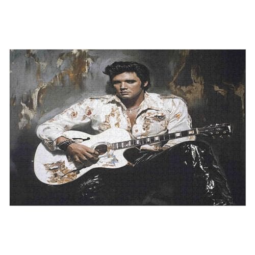 Rätsel Für Erwachsene, Elvis Presley Anspruchsvolles Puzzle, Heimdekor-Geschenk, 1000 Teile 1000 PCS—75 * 50cm Rätsel Für Erwachsene, Elvis Presley Anspruchsvolles Puzzle, Heimdekor-Geschenk, 1000 Teile 1000 PCS—75 * 50cm von GDFWB