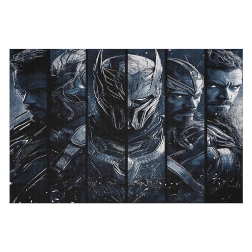 Rätsel Für Erwachsene, Revenge Team Anspruchsvolles Puzzle, Heimdekor-Geschenk, 1000 Teile 1000 PCS 50 * 70cm von GDFWB