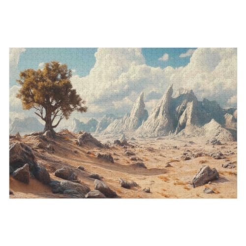 Rätsel Für Erwachsene, Strange Landscape Anspruchsvolles Puzzle, Heimdekor-Geschenk, 1000 Teile 1000 PCS 50 * 70cm von GDFWB