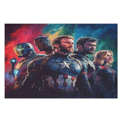 Revenge Team Poster – Fortgeschrittenes 1000-teiliges Puzzle Für Erwachsene 1000 PCS 50 * 70cm von GDFWB