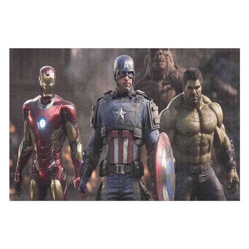 Revenge Team Poster – Fortgeschrittenes 1000-teiliges Puzzle Für Erwachsene 1000 PCS 50 * 70cm von GDFWB