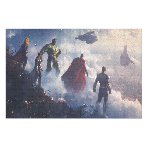 Revenge Team Poster – Fortgeschrittenes 1000-teiliges Puzzle Für Erwachsene 1000 PCS 50 * 70cm von GDFWB