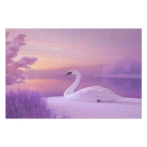 Swan Puzzle, Lustige Aktivität Für Die Ganze Familie, Langlebiger Karton, 1000 Teile, 1000 PCS 50 * 70cm Swan Puzzle, Lustige Aktivität Für Die Ganze Familie, Langlebiger Karton, 1000 Teile, 1000 PCS 50 * 70cm von GDFWB