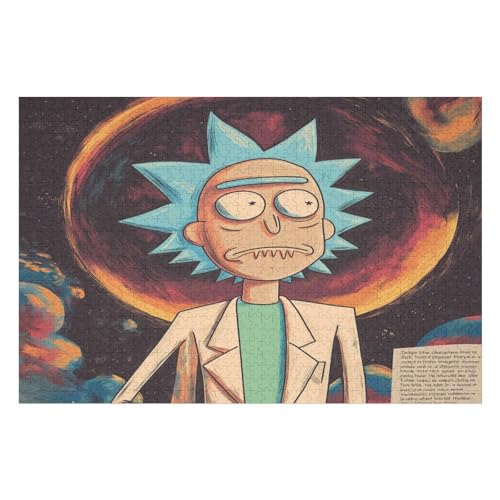 Wood-Puzzle-Rick and Morty -Serie Poster -DIY-Modellbausatz Für Erwachsene Und Jugendliche - Ideales Weihnachts- Und Neujahrsgeschenk 1000 PCS Wood-Puzzle-Rick and Morty -Serie Poster -DIY-Modellbausatz Für Erwachsene Und Jugendliche - Ideales Weihnachts- Und Neujahrsgeschenk 1000 PCS von GDFWB