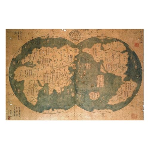 World Map Kunststil Puzzle Umweltfreundlich 1000 Teile Satinierte Oberfläche Lustige Herausforderung Für Erwachsene Und Familien30 38x52cm Vhj026 World Map Kunststil Puzzle Umweltfreundlich 1000 Teile Satinierte Oberfläche Lustige Herausforderung Für Erwachsene Und Familien30 38x52cm Vhj026 von GDFWB
