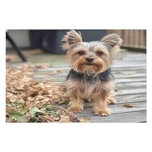 Yorkshire Terrier 1000-teiliges, Hochwertiges Puzzle Für Erwachsene, Intensive Farben Und HD-Druck, EIN Spielzeug Für Puzzle-Liebhaber 1000 PCS 50 * 70cm Yorkshire Terrier 1000-teiliges, Hochwertiges Puzzle Für Erwachsene, Intensive Farben Und HD-Druck, EIN Spielzeug Für Puzzle-Liebhaber 1000 PCS 50 * 70cm von GDFWB