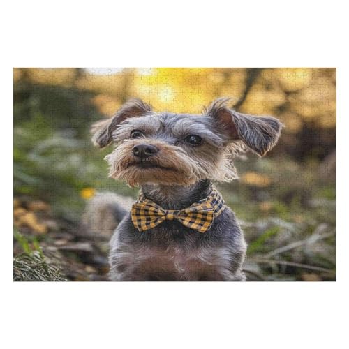 Yorkshire Terrier Poster – Fortgeschrittenes 1000-teiliges Puzzle Für Erwachsene 1000 PCS 50 * 70cm Yorkshire Terrier Poster – Fortgeschrittenes 1000-teiliges Puzzle Für Erwachsene 1000 PCS 50 * 70cm von GDFWB