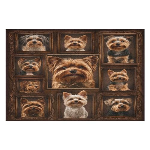 Yorkshire Terrier Puzzle Für Erwachsene, 2000-teiliges Puzzle, Lernübung, Geduldsspiel – Kreativität Und Kunst 2000 PCS 70 * 100cm Yorkshire Terrier Puzzle Für Erwachsene, 2000-teiliges Puzzle, Lernübung, Geduldsspiel – Kreativität Und Kunst 2000 PCS 70 * 100cm von GDFWB
