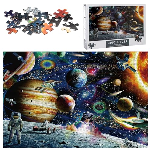 GDJIAJT Puzzle 1000 Teile für Erwachsene und Kinder, Clevere Rätsel, Puzzle Farbenfrohes mit Sonnensystem-Motiv GDJIAJT Puzzle 1000 Teile für Erwachsene und Kinder, Clevere Rätsel, Puzzle Farbenfrohes mit Sonnensystem-Motiv von GDJIAJT