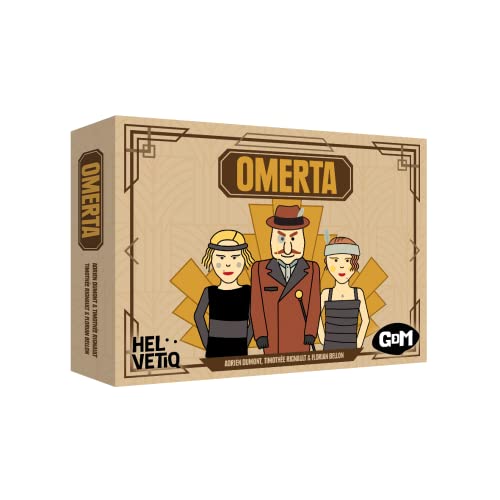 GDM - Omerta - Memory Card Game - Brettspiel - Light Memory Game - von 3 bis 5 Spielern - ab 8 Jahren 20 Min. von GDM Games (GDMG6)