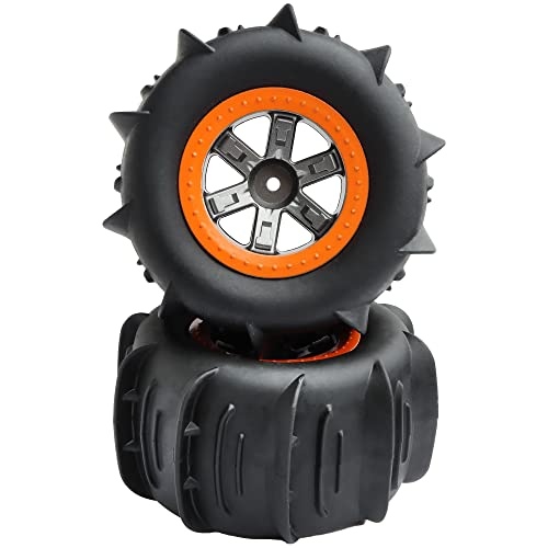 GDOOL RC Car Paddle Tires Wheels LG-ZJ02 25-ZJ02 920-ZJ02 für High Speed 9125 9155 9156 RC Cars S920 S921 104009 RC Trucks (2 Stück) von GDOOL