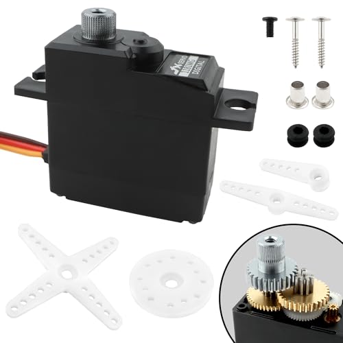 GDOOL Upgraded 46T 3.5KG Metal Gear Steering Servo Accessories Spare Parts for 14301 14302 14303 1:14 Scale Brushless RC Cars Trucks Vehicle GDOOL Upgraded 46T 3.5KG Metal Gear Steering Servo Accessories Spare Parts for 14301 14302 14303 1:14 Scale Brushless RC Cars Trucks Vehicle von GDOOL
