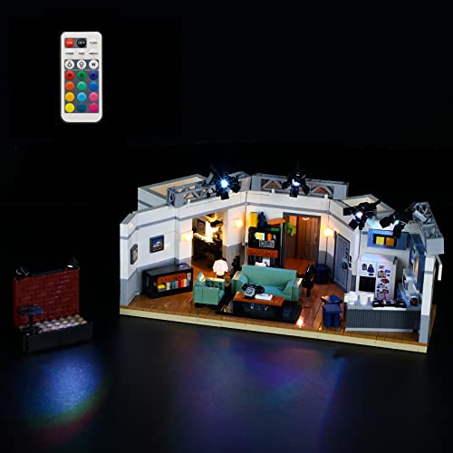 GEAMENT LED Licht-Set (Fernbedienung) Kompatibel mit Lego Ideas Seinfeld - Beleuchtungsset für Ideas 21328 Baumodell (Lego Set Nicht enthalten) von GEAMENT