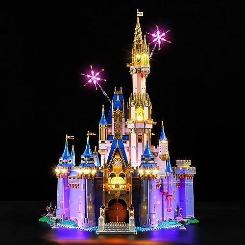 GEAMENT LED Licht-Set Kompatibel mit Lego 2023 Disney Schloss Castle 43222 (Lego Set Nicht enthalten) von GEAMENT