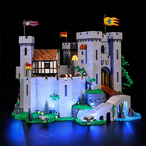 GEAMENT LED Licht-Set Kompatibel mit Lego Burg der Löwenritter (Lion Knight's Castle) - Beleuchtungsset für Creator 10305 Baumodell (Lego Set Nicht enthalten) von GEAMENT