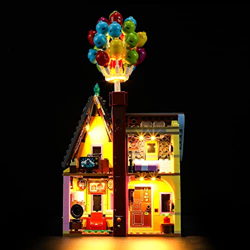 GEAMENT LED Licht-Set Kompatibel mit Lego Carls Haus aus Oben (Up House) - Beleuchtungsset für 43217 (Lego Set Nicht enthalten) von GEAMENT