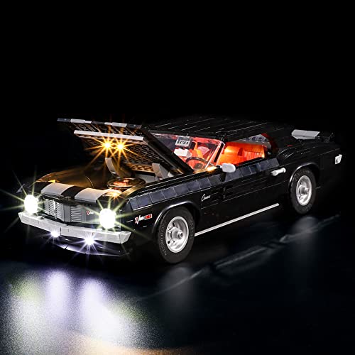 GEAMENT LED Licht-Set Kompatibel mit Lego Chevrolet Camaro Z28 - Beleuchtungsset für Creator 10304 Baumodell (Lego Set Nicht enthalten) von GEAMENT