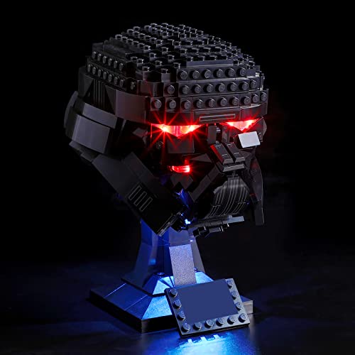 GEAMENT LED Licht-Set Kompatibel mit Lego Dark Trooper Helm - Beleuchtungsset für Star Wars 75343 Baumodell (Lego Set Nicht enthalten) von GEAMENT