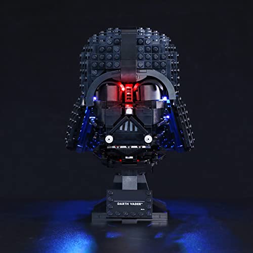 GEAMENT LED Licht-Set Kompatibel mit Lego Darth Vader Helmet - Beleuchtungsset für Star Wars 75304 Baumodell (Lego Set Nicht enthalten) von GEAMENT
