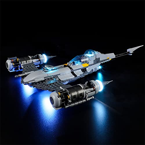 GEAMENT LED Licht-Set Kompatibel mit Lego Der N-1-Starfighter-Mandalorianers - Beleuchtungsset für Star Wars 75325 Baumodell (Lego Set Nicht enthalten) von GEAMENT
