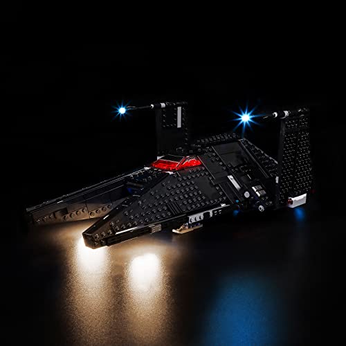 GEAMENT LED Licht-Set Kompatibel mit Lego Die Scythe (Inquisitor Transport Scythe) - Beleuchtungsset für Star Wars 75336 Baumodell (Lego Set Nicht enthalten) von GEAMENT